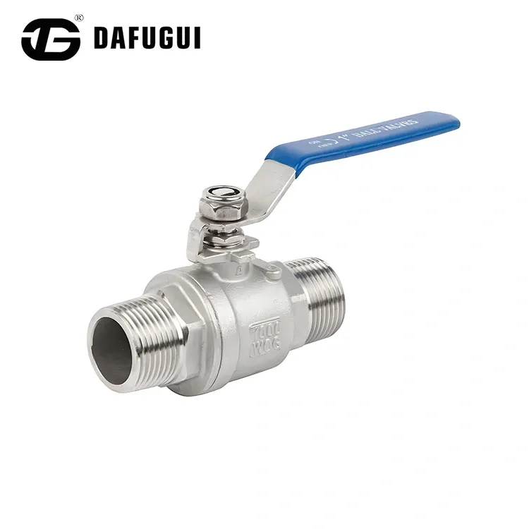2-delige roestvrijstalen kogelkraan 2-delige roestvrijstalen kogelkraan